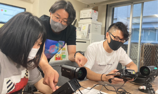 スタジアム撮影